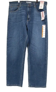Wrangler Relaxed Fit Denim Blue Jeans 36 x 30 10MGW15KN Neu mit Etikett - Bild 1 von 10