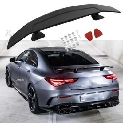 47-дюймовый матовый черный спойлер крылья губы для седена автомобиля Mercedes Benz C43 C63 AMG багажник - Изображение 1 из 4