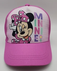 New Disney Minnie Mouse Youth Girls Adjustable Baseball Cap Hat Pink - Picture 1 of 5