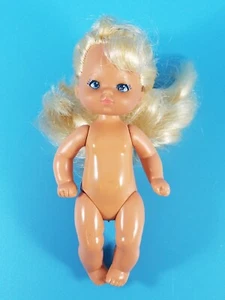 Vintage Mattel Heart Family Kelly Baby Toddler Girl 1976 Indonesia 5" Doll Blond - Picture 1 of 6
