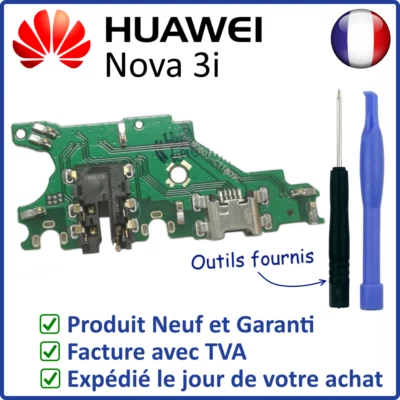 CIRCUIT CONNECTEUR DE CHARGE DOCK PRISE USB, JACK ET MICRO DU HUAWEI NOVA 3i