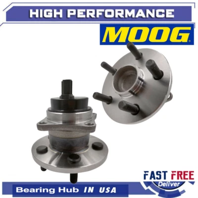 Cojinete de cubo de rueda trasera MOOG 2 para Toyota Corolla Matrix Pontiac Vibe tracción delantera 09-2015 Foto 1 de 4