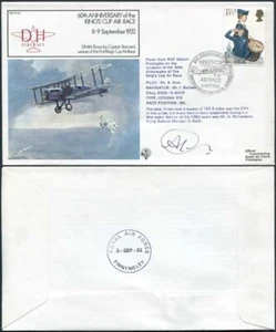 FF40b 60th Ann of the Kings Cup Air Race Signed by Cessna Pilot (B) - Picture 1 of 1