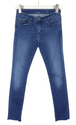 Calvin Klein Jeans Mid Rise Slim Damen W26 L30 Whiskers Verblichen Stretch - Bild 1 von 4