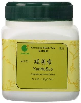 Yan Hu Suo - Corydalis Yanhusuo, concentrated granules, 100 grams, by E-Fong