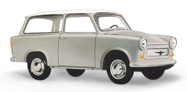 Busch 53206 Trabant P601 Kombi grau