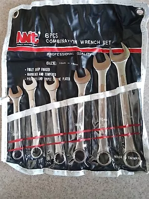 Vintage MIT Combination Open and Box End Wrench Set 6 Piece New - Image 1 of 4