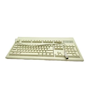 KEYTRONIC E03601QUS101-C VINTAGE 5 PIN DIN/AT MECHANICAL KEYBOARD W/ COVER - NEW - Picture 1 of 6