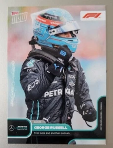 2022 Topps Now F1 #48 George Russell 1st Pole & Another Podium Formula 1 - Bild 1 von 2
