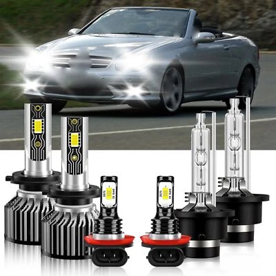 Bombilla de luz antiniebla alta y baja de faro LED 6500K para Mercedes-Benz CLK350 2006-2009 Foto 1 de 4