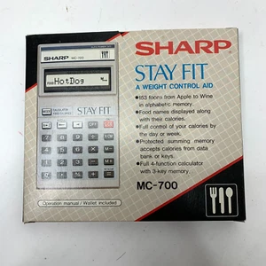 Sharp MC700 Stay Fit Calorie Counter Calculator RARE NEW In Box - Picture 1 of 2