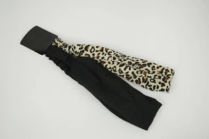 Leopard / Animal Print 2 x pack Headbands / Alice Bands - Make Up / Gym - Picture 1 of 3