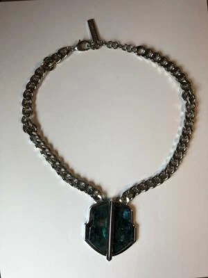 COLLAR MUJER VINCE CAMUTO CRISTAL AZUL TONO PLATA * Foto 1 de 4