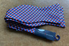 New Tommy Hilfiger Mens Bow Tie, Red/Blue, One Size