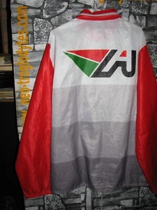 Vintage Aprilia racing team moto GP motocross jersey trikot nylon jacket '80s - Imagen 1 de 3
