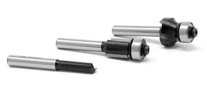 Wen RB500-3 wärmebehandeltes Multiprofil hartmetallbestücktes Router Bit Set (3 Stück) - Bild 1 von 5