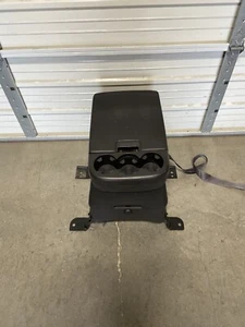 2007-2014 CHEVROLET TAHOE YUKON SUBURBAN SILVERADO EBONY CLOTH CENTER JUMP SEAT - Picture 1 of 9