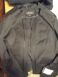 AFFINITY APPAREL WOMENS DARK NAVY BLUE OPEN BLAZER SIZE MED BRAND NEW!! - Picture 1 of 10