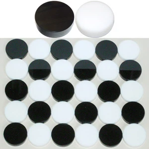 Acrylic Backgammon Checkers. Extra Large 45x 9.6mm. FREE P&P in UK. - Picture 1 of 1