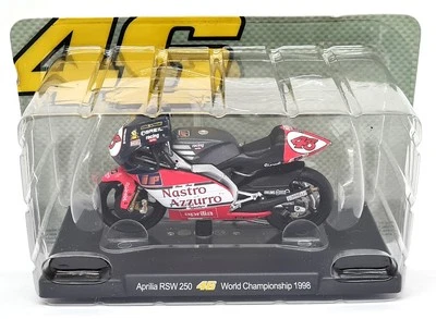 LEO 1/18 - Aprilia RSV 250 WC 1998 Valentino Rossi Model Motorbike - Image 1 of 3