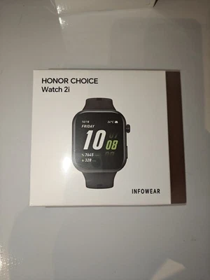Sleek Black HONOR CHOICE Watch 2i - Bluetooth Calls, SpO2, 109+ Sports Modes - Image 1 of 2