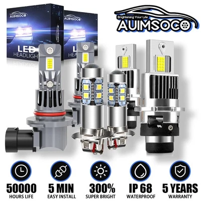 Kit de 6x faros antiniebla altos/bajos blancos de xenón para Lexus SC430 2002-2005 Foto 1 de 4