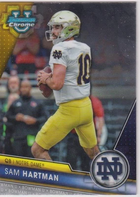 2023 Bowman University Chrome #165 Sam Hartman - Image 1 of 2