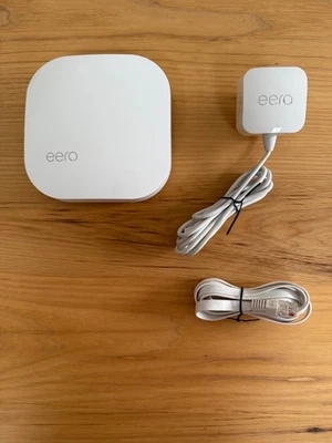 Eero Pro Mesh WiFi 5 Router Model No: B010001 w/ Ethernet cable EUC 6 Available - Image 1 of 3