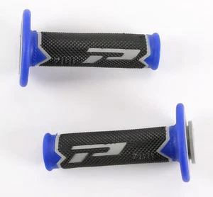 Pro Grip 788 Triple Density Grips - Gray/Blue/Black Motorcycle PA078800TGBL - Picture 1 of 4
