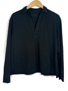 Frank & Eileen Patrick Popover Henley Größe Medium schwarz Heritage Jersey T-Shirt - Bild 1 von 10