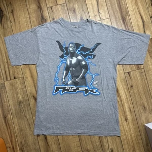 Vintage Wrestling WWE WWF The Rock Brahma Bull 2001 Shirt By Savvy Men’s XL - Picture 1 of 8