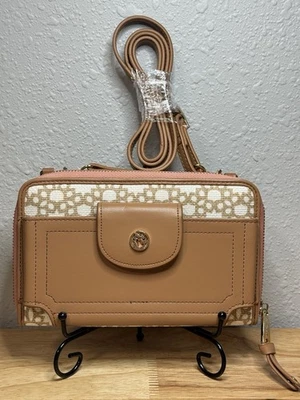 Cartera Bandolera Multiteléfono Spartina 449 Desfile Rosa y Tostado Foto 1 de 4