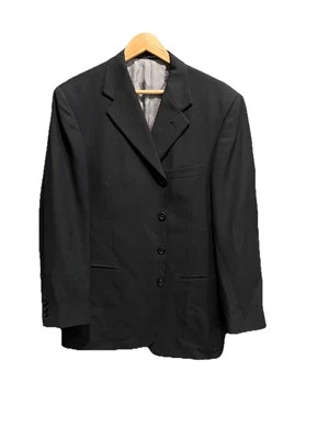 Chaqueta Blazer Givenchy Monsieur Negra 100% Lana Worsted Para Hombre Talla 42 Regular Foto 1 de 4