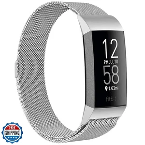 ZWGKKYGYH Metal Bands Compatible with Fitbit Charge 4/Charge 3/Charge 3 SE, S - Picture 1 of 5