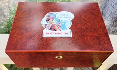 Großer 100 Stück Zigarren Humidor mit Hygrometer Zeder innen sauber! Guter Geruch! - Bild 1 von 4