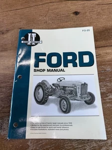 Ford Shop Manual Series FO-20 I&T Shop Manual Gas Model 501,600,601 And More - Picture 1 of 5