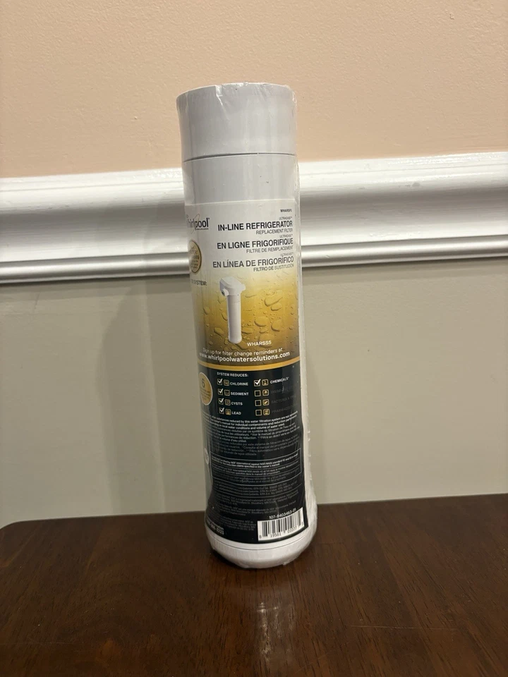 Whirlpool WHARSF5 UltraEase In-Line Refrigerator Replacement Filter~Factory Seal - Image 1 of 1