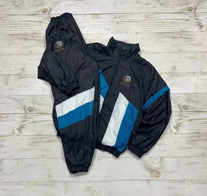 Chándal Diesel Chaqueta y Pantalones de Colección Años 90 Nylon Hombres Talla L Negro - Imagen 1 de 22