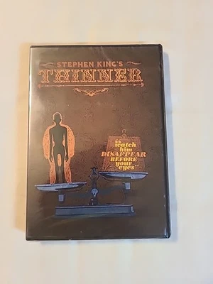Stephen King's Thinner (DVD, 1996, Olive Films) Robert John Burke, Joe Mantegna Foto 1 de 4