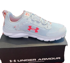 Under Armour Assert 9 Grade School Kids' Running Shoes, Size 7Y gray/white - Picture 1 of 9