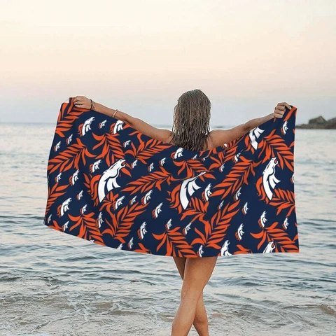 Denver Broncos Fans Travel Towel Beach Holiday Quick Dry Towel 31.5"x63" Cover