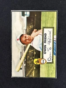 1952 Topps #160 Owen Friend Trimmed St Louis Browns *90 - Picture 1 of 2