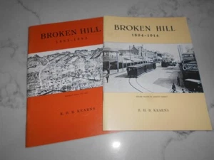 Broken Hill 1883 - 1893 & 1894 - 1914 by R H B Kearns. 2 books. Local history. - Picture 1 of 6