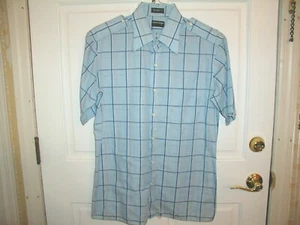 VINTAGE COURAGE BY EAGLE MAKERS MENS SHORT SLEEVE EUROPEAN FIT CASUAL SHIRT - Picture 1 of 3