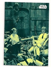 2018 STAR WARS A NEW HOPE BLACK AND WHITE BLUE PARALLEL #87 GARBAGE SHOOT