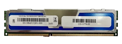 Ventura D3-58MJ132SV-999 4GB PC3-10600 DDR3-1333MHz ECC Registered CL9 - Image 1 of 2