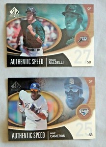2007 SP Authentic - Authentic Speed  Baseball Card Pick one