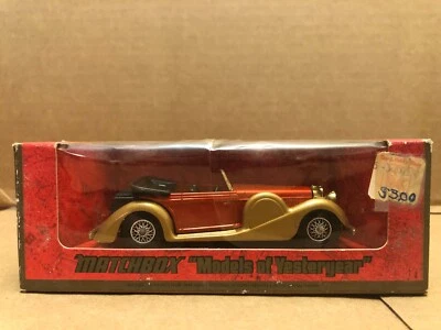 MATCHBOX MODELS OF YESTERYEAR 1938 LAGONDA COUPE - Image 1 of 4