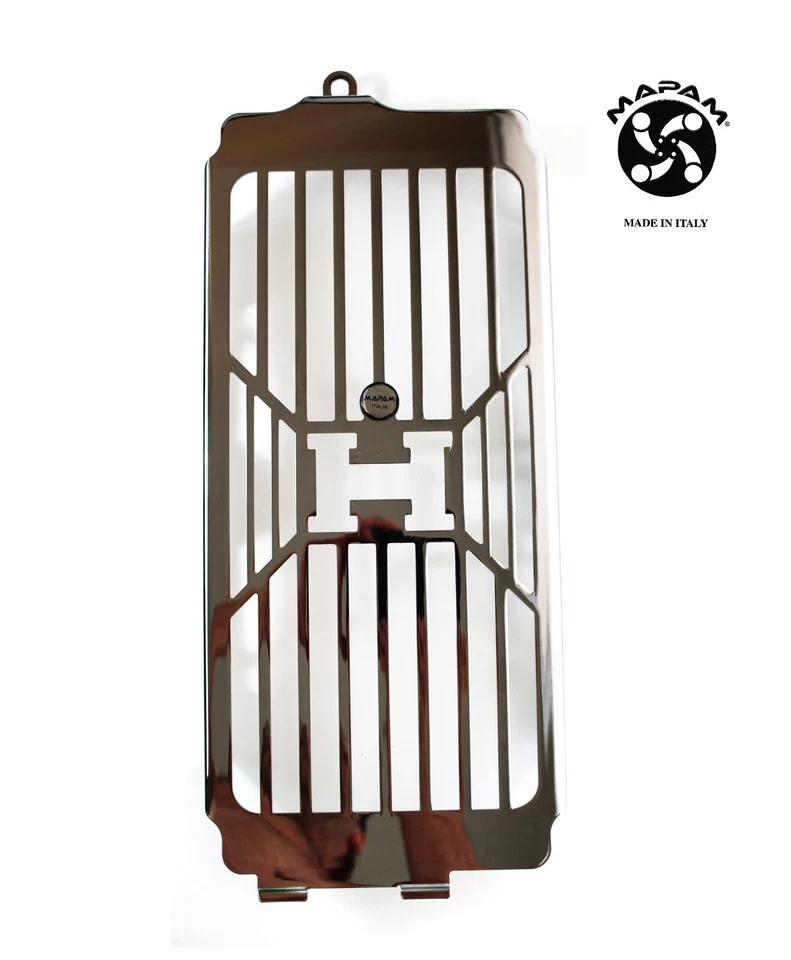 Capa de radiador Honda Shadow VT750CA ACE Deluxe cromada 1998-2003 fabricada na Itália - Imagem 1 de 4