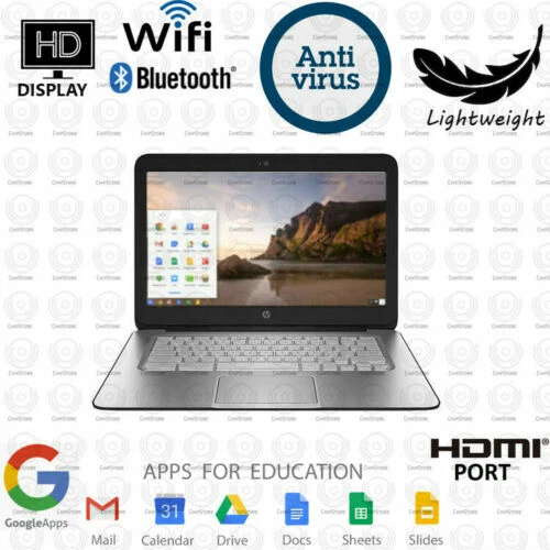 HP Chromebook 14 16GB/128GB SSD 4GB RAM WiFi Cámara web 14" NVIDIA Tegra 2.10GHz Foto 1 de 3